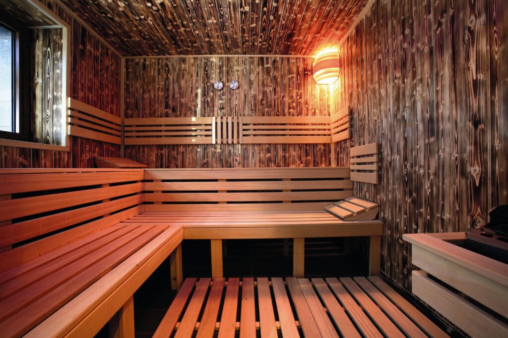 Sauna v hoteli International